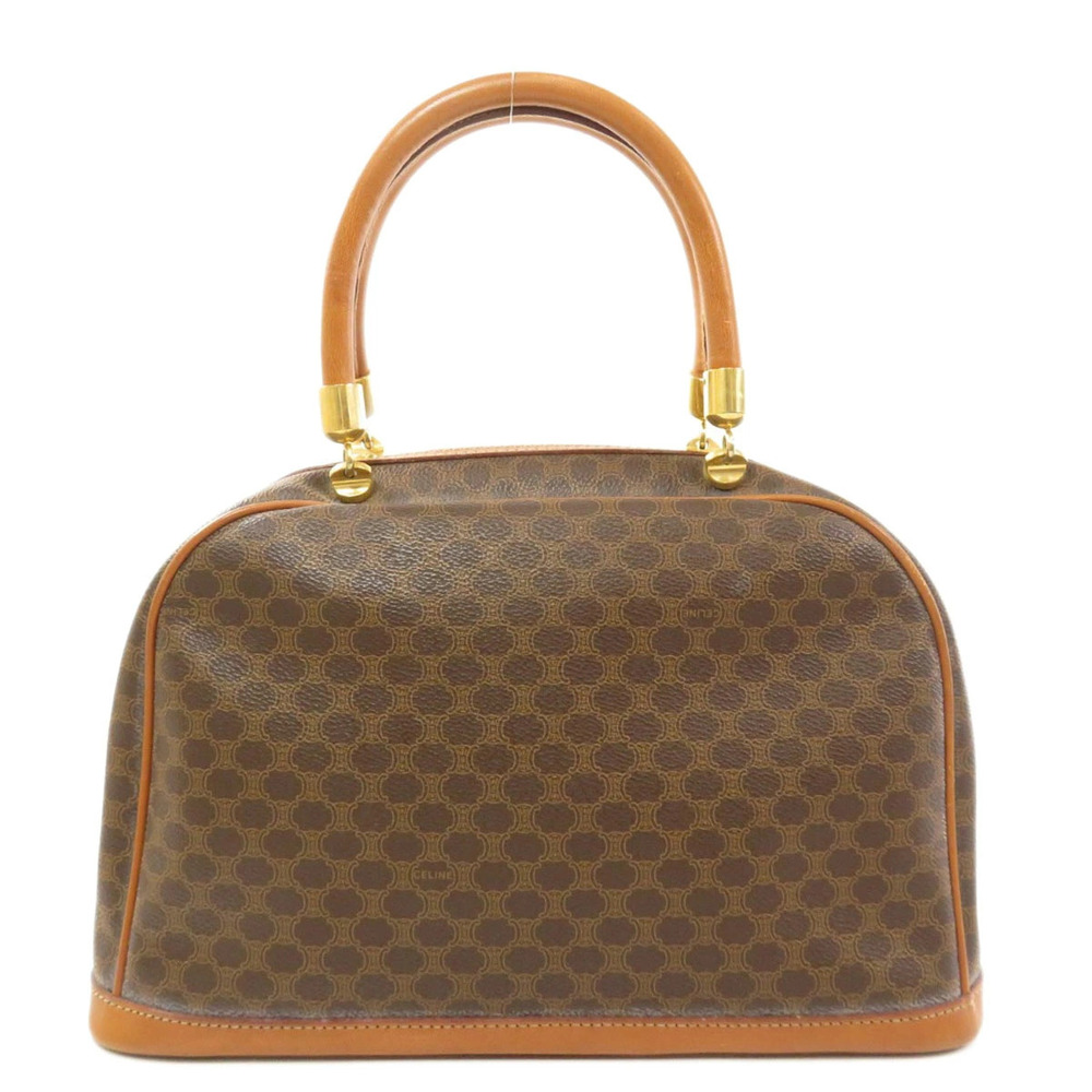 Celine Leather Handbag Macadam Brown